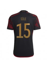 Tyskland Niklas Sule #15 Fotballdrakt Borte Klær VM 2022 Korte ermer